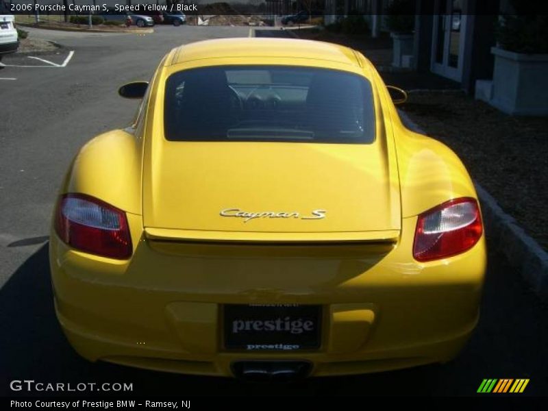 Speed Yellow / Black 2006 Porsche Cayman S