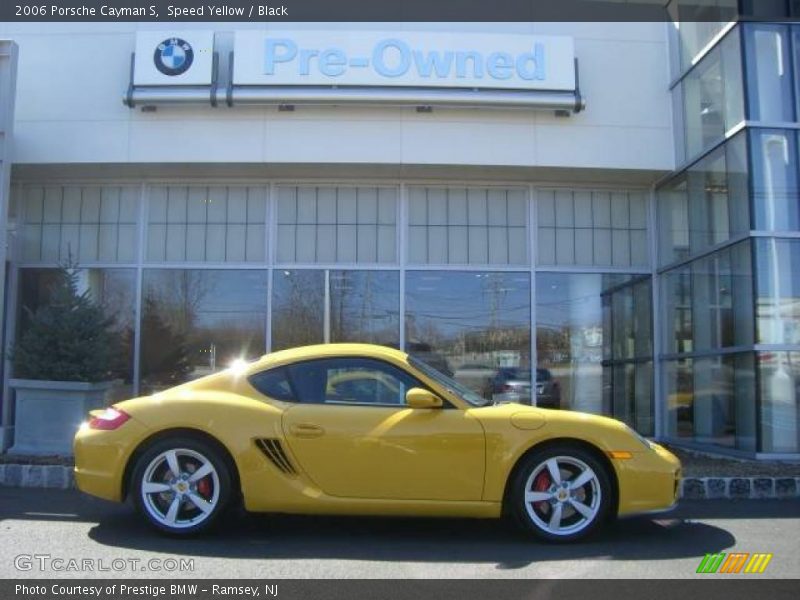 Speed Yellow / Black 2006 Porsche Cayman S