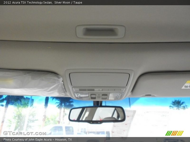 Silver Moon / Taupe 2012 Acura TSX Technology Sedan