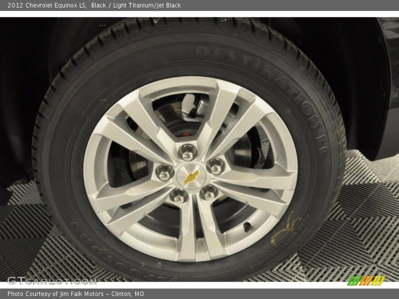 Black / Light Titanium/Jet Black 2012 Chevrolet Equinox LS