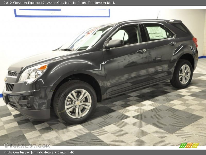 Ashen Gray Metallic / Light Titanium/Jet Black 2012 Chevrolet Equinox LS
