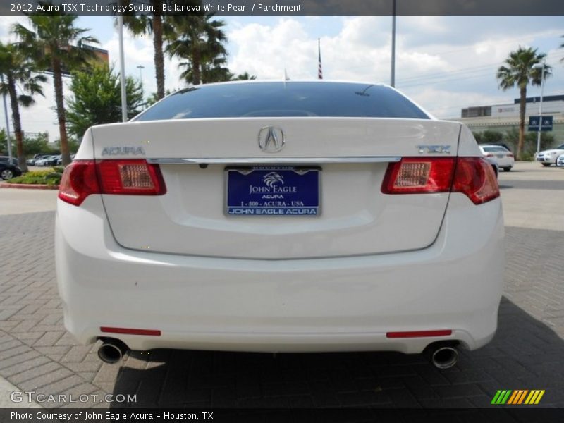 Bellanova White Pearl / Parchment 2012 Acura TSX Technology Sedan