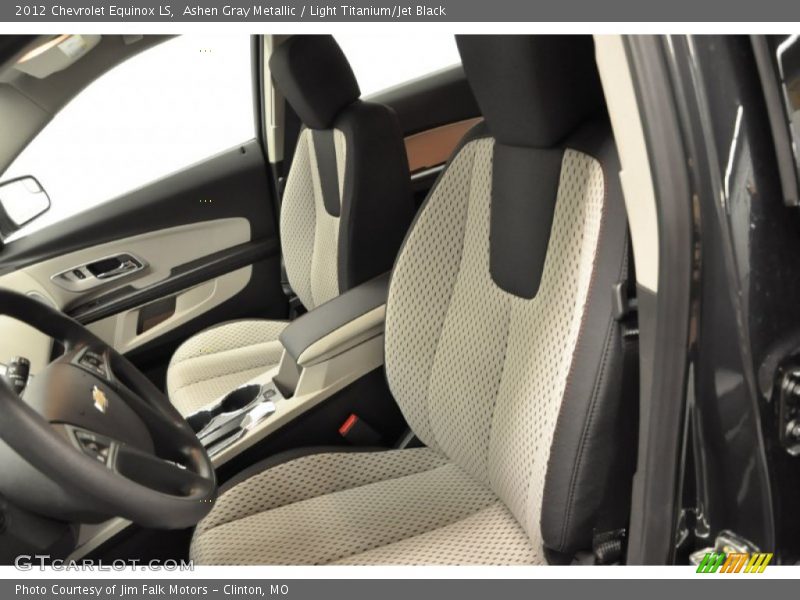 Ashen Gray Metallic / Light Titanium/Jet Black 2012 Chevrolet Equinox LS