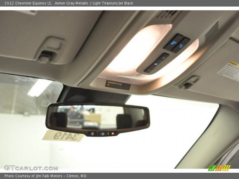 Ashen Gray Metallic / Light Titanium/Jet Black 2012 Chevrolet Equinox LS