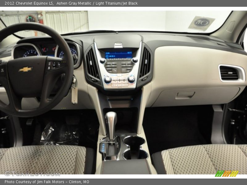 Ashen Gray Metallic / Light Titanium/Jet Black 2012 Chevrolet Equinox LS
