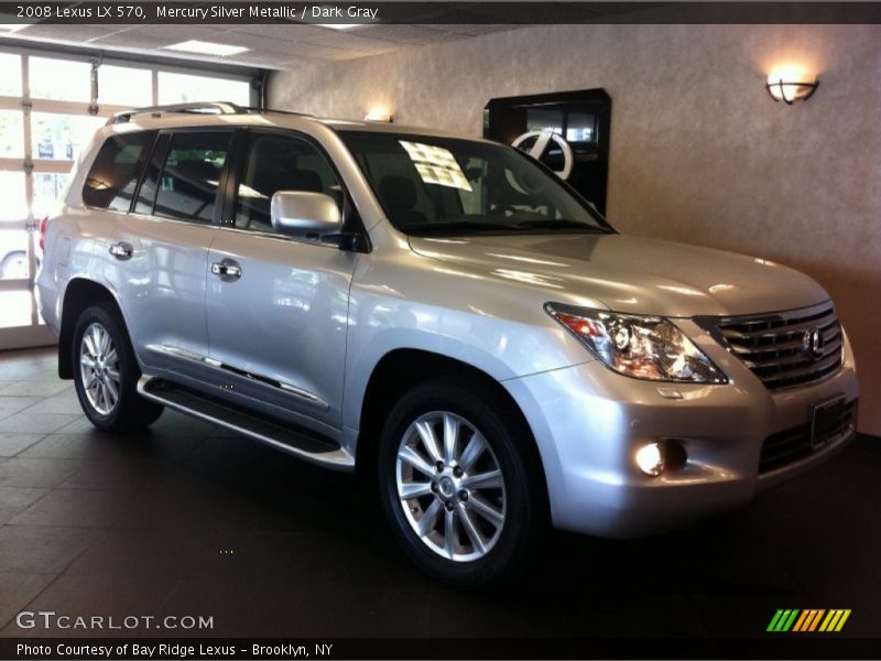 Mercury Silver Metallic / Dark Gray 2008 Lexus LX 570