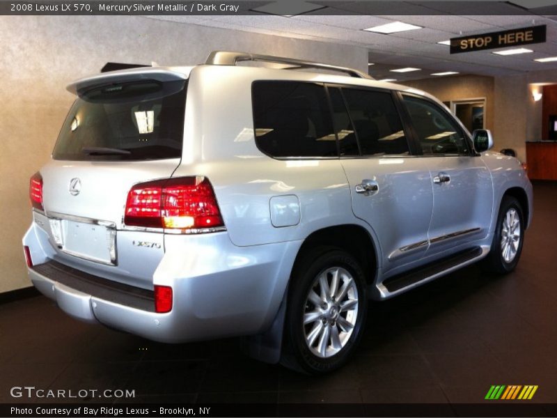 Mercury Silver Metallic / Dark Gray 2008 Lexus LX 570