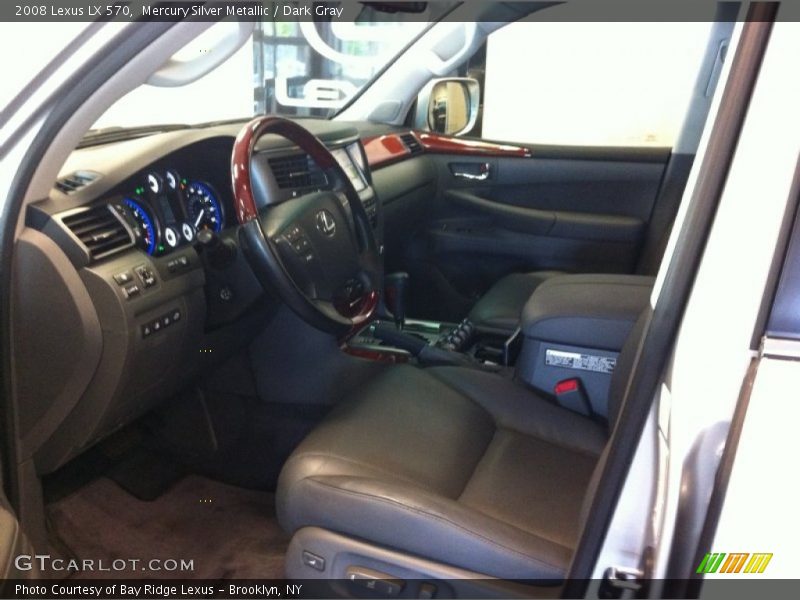 Mercury Silver Metallic / Dark Gray 2008 Lexus LX 570