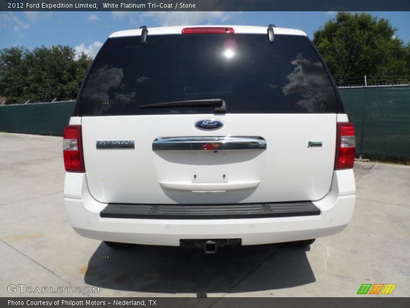 White Platinum Tri-Coat / Stone 2012 Ford Expedition Limited