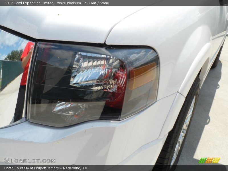 White Platinum Tri-Coat / Stone 2012 Ford Expedition Limited