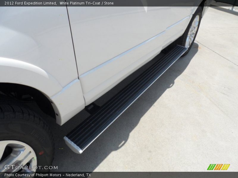 White Platinum Tri-Coat / Stone 2012 Ford Expedition Limited