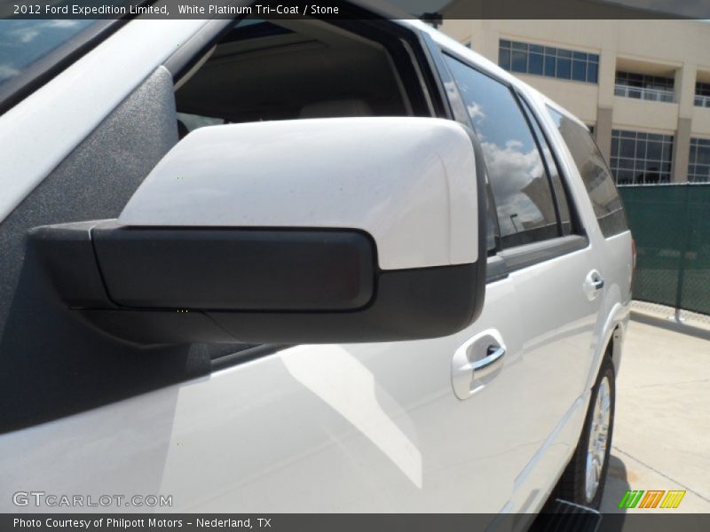 White Platinum Tri-Coat / Stone 2012 Ford Expedition Limited