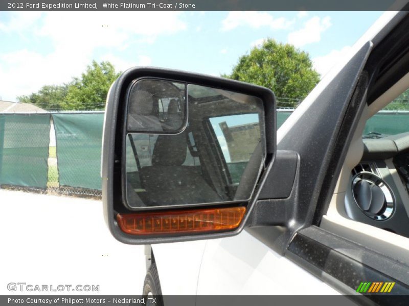 White Platinum Tri-Coat / Stone 2012 Ford Expedition Limited