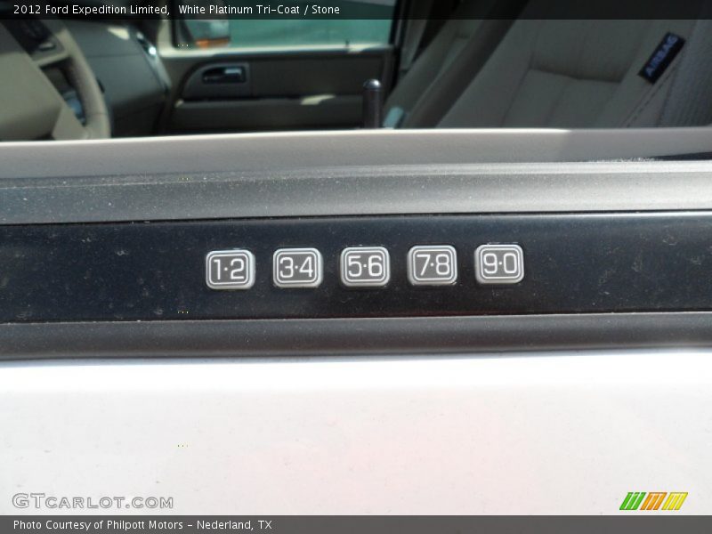 White Platinum Tri-Coat / Stone 2012 Ford Expedition Limited