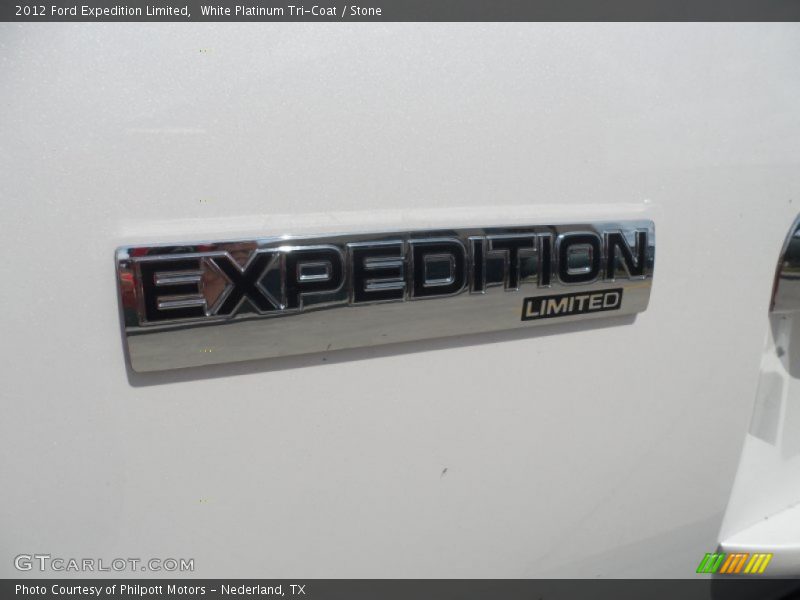 White Platinum Tri-Coat / Stone 2012 Ford Expedition Limited