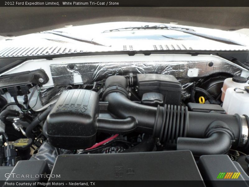 White Platinum Tri-Coat / Stone 2012 Ford Expedition Limited