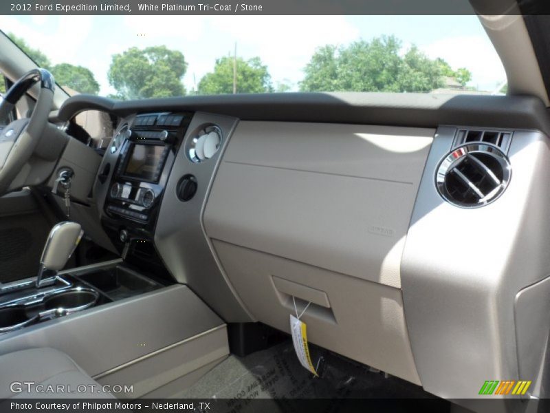 White Platinum Tri-Coat / Stone 2012 Ford Expedition Limited