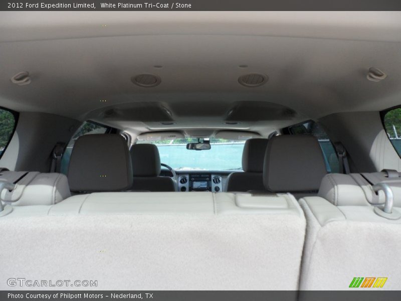 White Platinum Tri-Coat / Stone 2012 Ford Expedition Limited