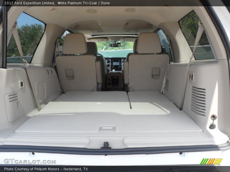 White Platinum Tri-Coat / Stone 2012 Ford Expedition Limited