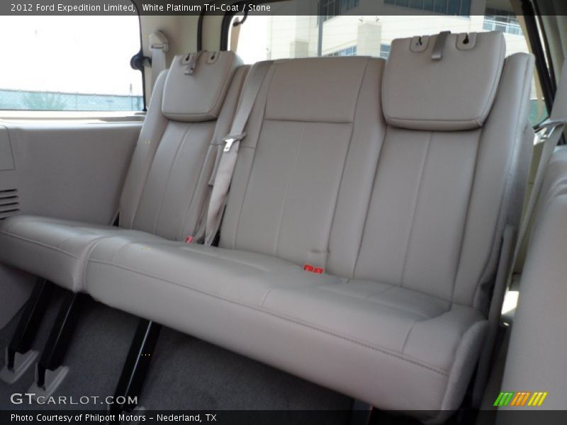 White Platinum Tri-Coat / Stone 2012 Ford Expedition Limited