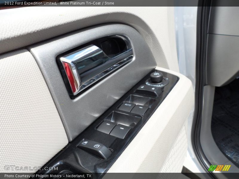 White Platinum Tri-Coat / Stone 2012 Ford Expedition Limited
