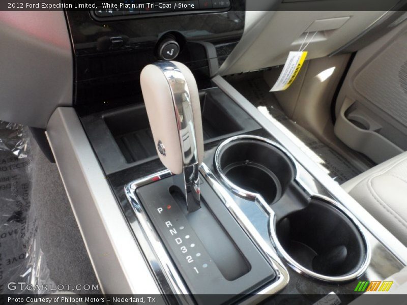 White Platinum Tri-Coat / Stone 2012 Ford Expedition Limited