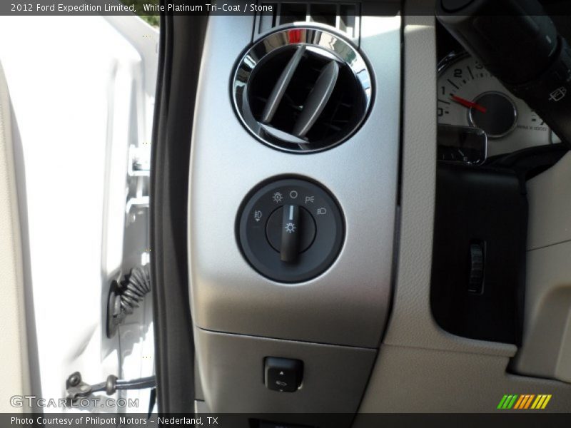 White Platinum Tri-Coat / Stone 2012 Ford Expedition Limited