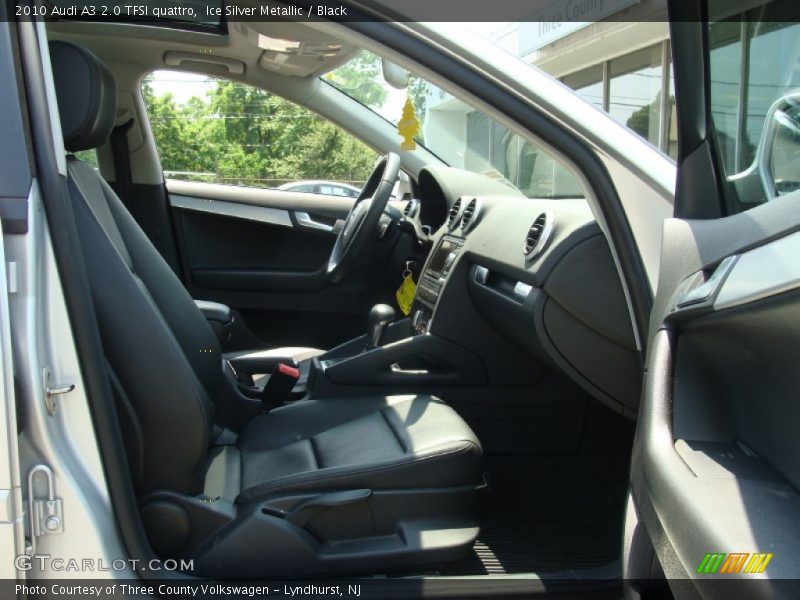 Ice Silver Metallic / Black 2010 Audi A3 2.0 TFSI quattro