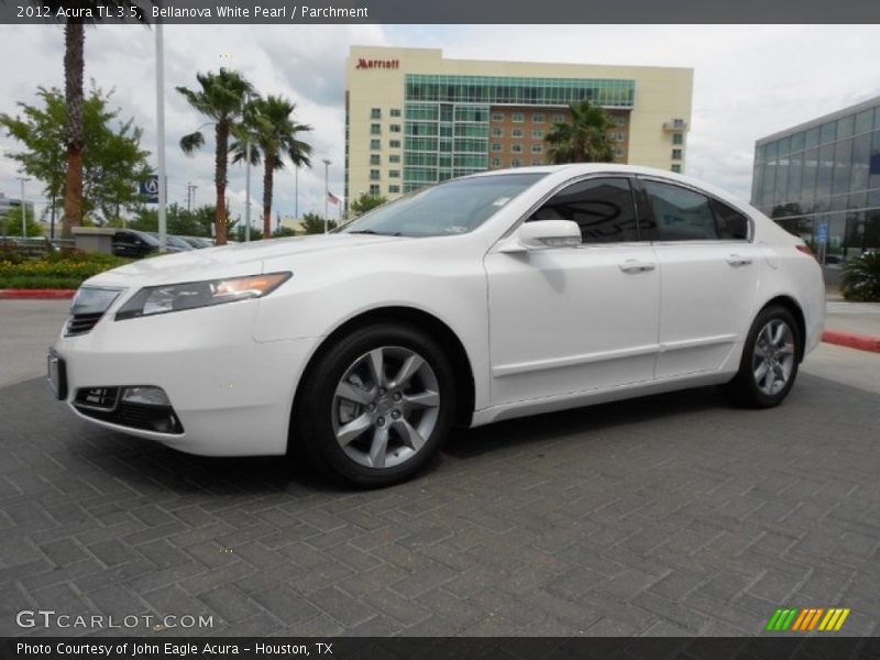 Bellanova White Pearl / Parchment 2012 Acura TL 3.5