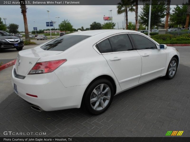 Bellanova White Pearl / Parchment 2012 Acura TL 3.5