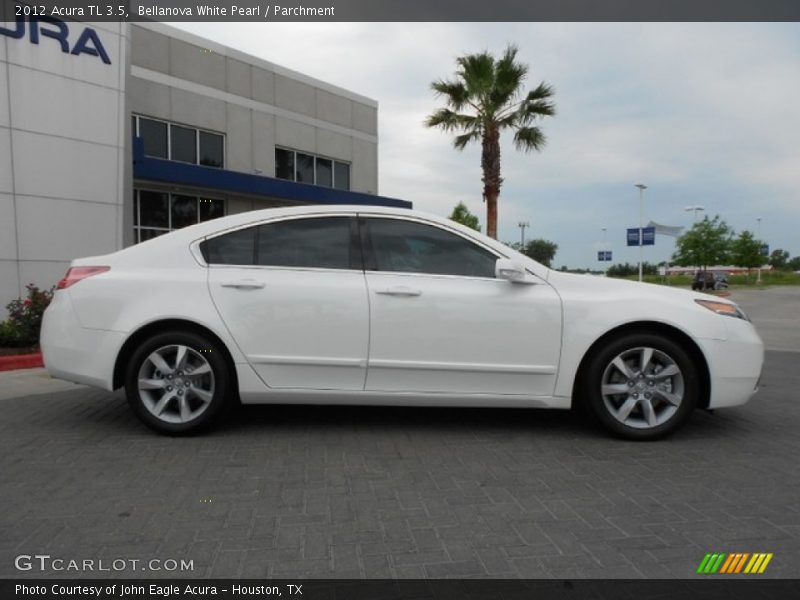 Bellanova White Pearl / Parchment 2012 Acura TL 3.5