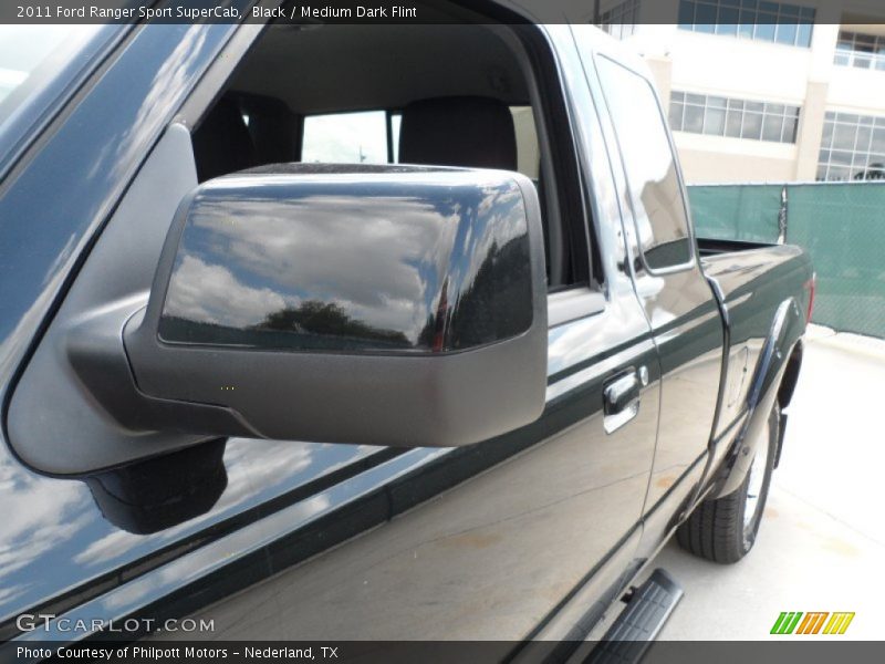Black / Medium Dark Flint 2011 Ford Ranger Sport SuperCab