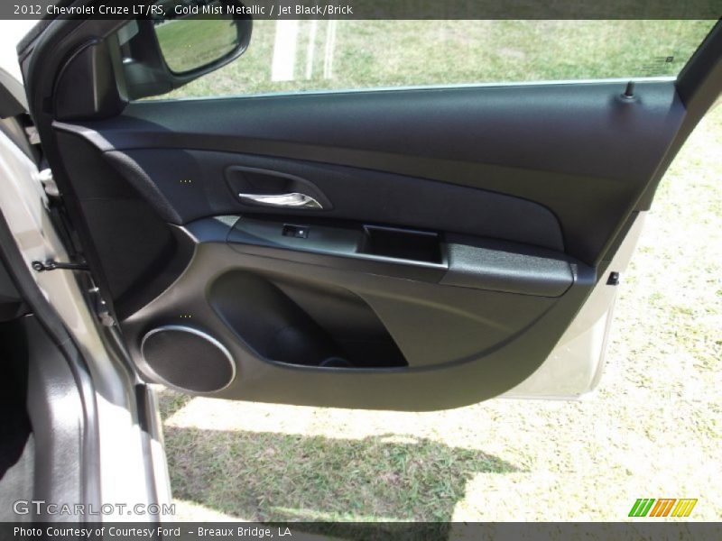 Gold Mist Metallic / Jet Black/Brick 2012 Chevrolet Cruze LT/RS