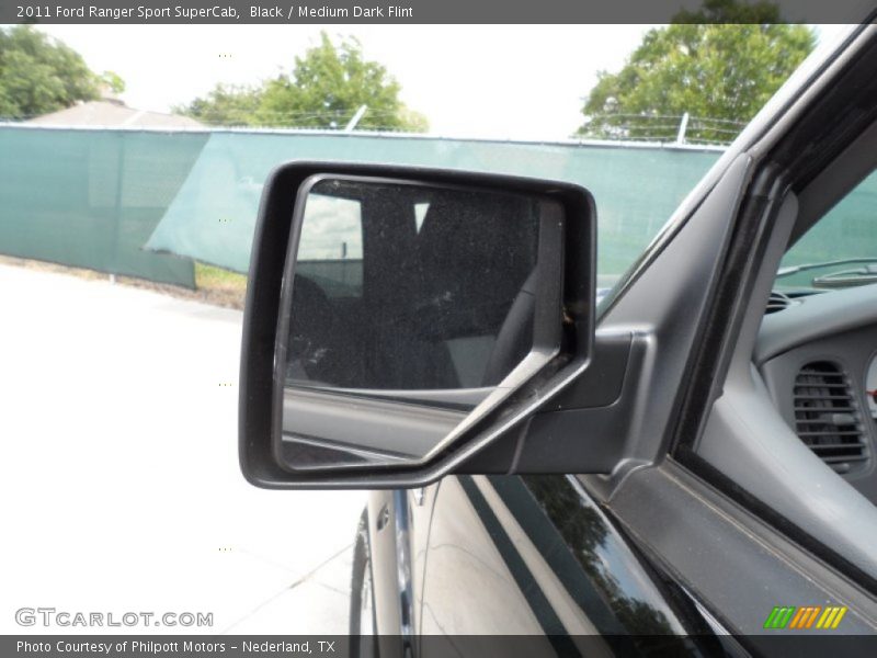 Black / Medium Dark Flint 2011 Ford Ranger Sport SuperCab