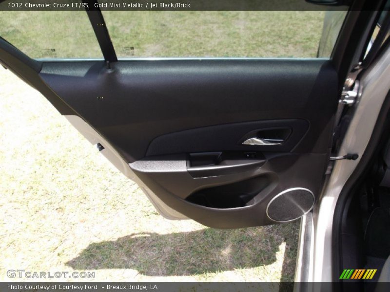 Gold Mist Metallic / Jet Black/Brick 2012 Chevrolet Cruze LT/RS