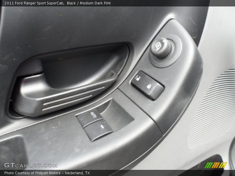 Black / Medium Dark Flint 2011 Ford Ranger Sport SuperCab