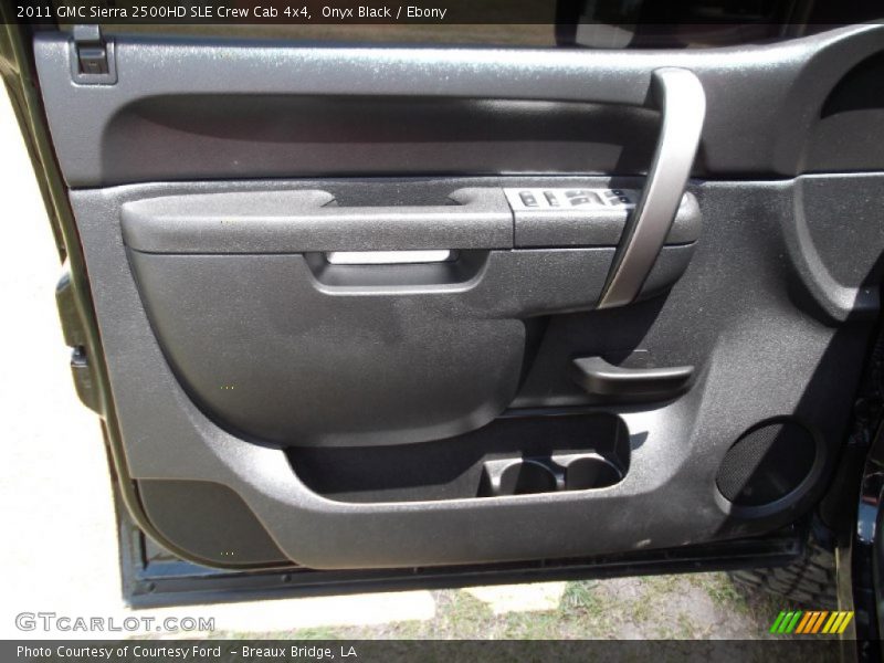 Onyx Black / Ebony 2011 GMC Sierra 2500HD SLE Crew Cab 4x4