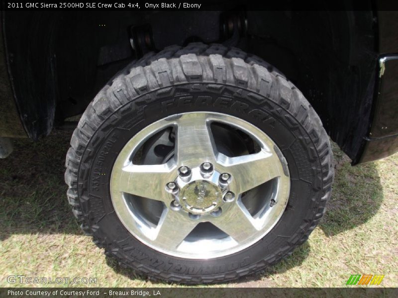 Onyx Black / Ebony 2011 GMC Sierra 2500HD SLE Crew Cab 4x4