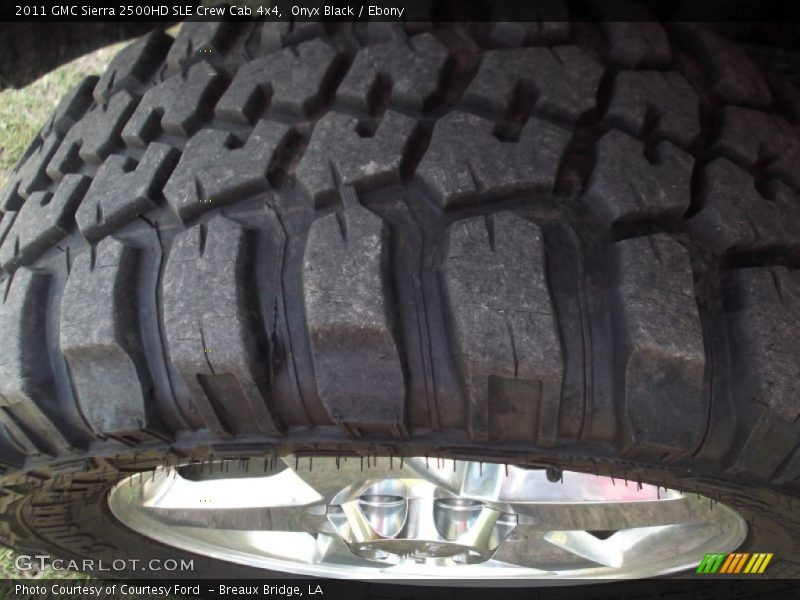 Onyx Black / Ebony 2011 GMC Sierra 2500HD SLE Crew Cab 4x4