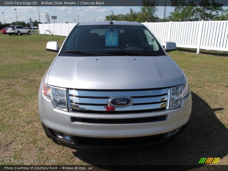 Brilliant Silver Metallic / Charcoal Black 2009 Ford Edge SEL