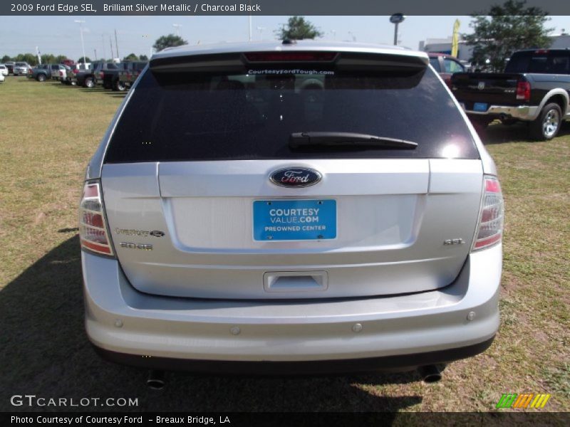 Brilliant Silver Metallic / Charcoal Black 2009 Ford Edge SEL