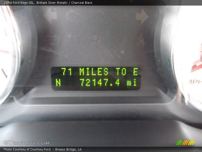 Brilliant Silver Metallic / Charcoal Black 2009 Ford Edge SEL