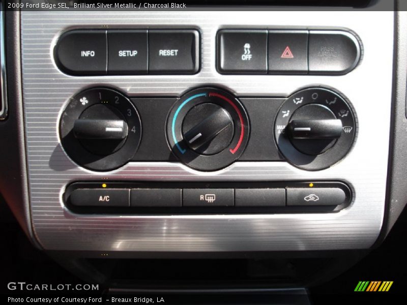 Brilliant Silver Metallic / Charcoal Black 2009 Ford Edge SEL