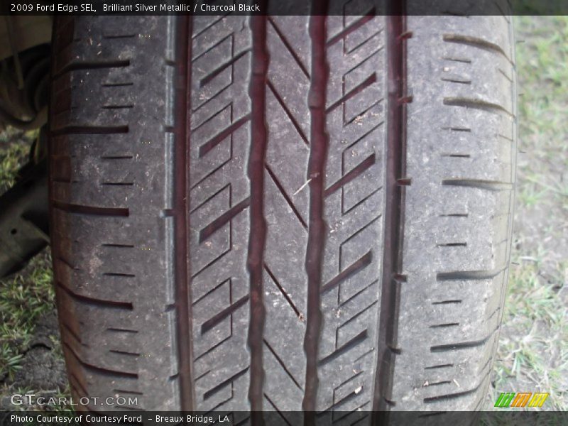Brilliant Silver Metallic / Charcoal Black 2009 Ford Edge SEL