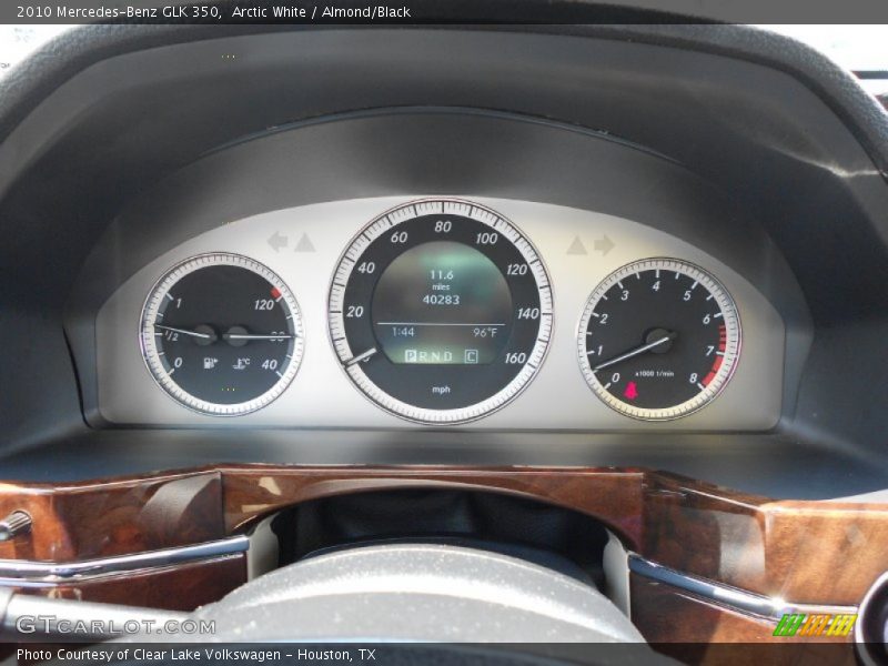 Arctic White / Almond/Black 2010 Mercedes-Benz GLK 350