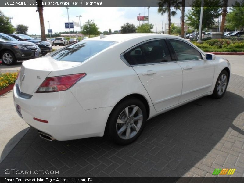 Bellanova White Pearl / Parchment 2012 Acura TL 3.5