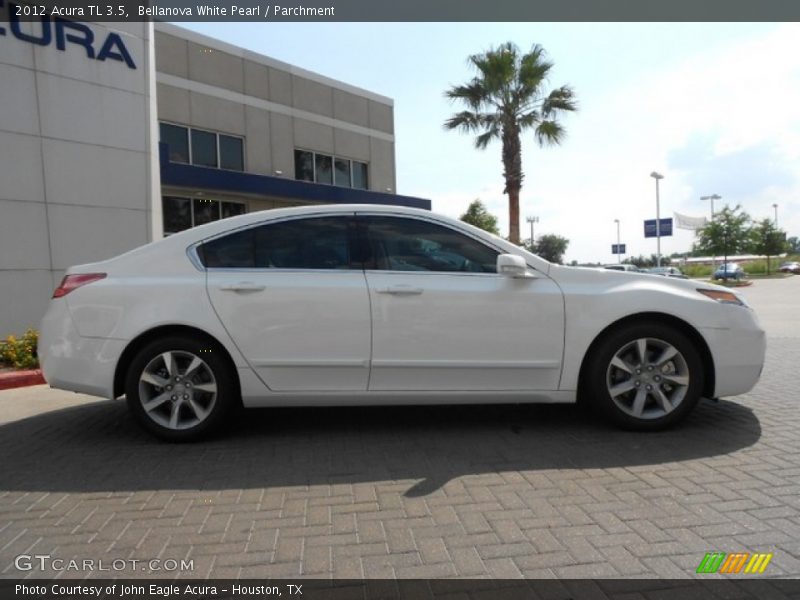 Bellanova White Pearl / Parchment 2012 Acura TL 3.5