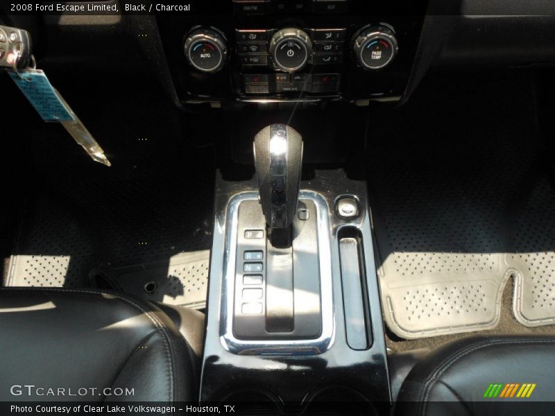Black / Charcoal 2008 Ford Escape Limited