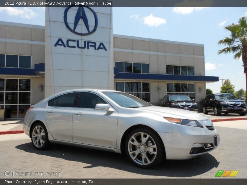 Silver Moon / Taupe 2012 Acura TL 3.7 SH-AWD Advance
