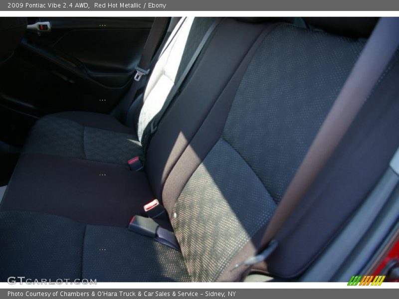 Red Hot Metallic / Ebony 2009 Pontiac Vibe 2.4 AWD